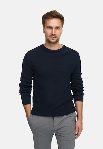Pull-over 'JFTristan' JEFF en bleu : devant