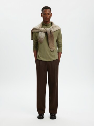 SELECTED - Ajuste regular Jersey 'SLHBERG' en verde