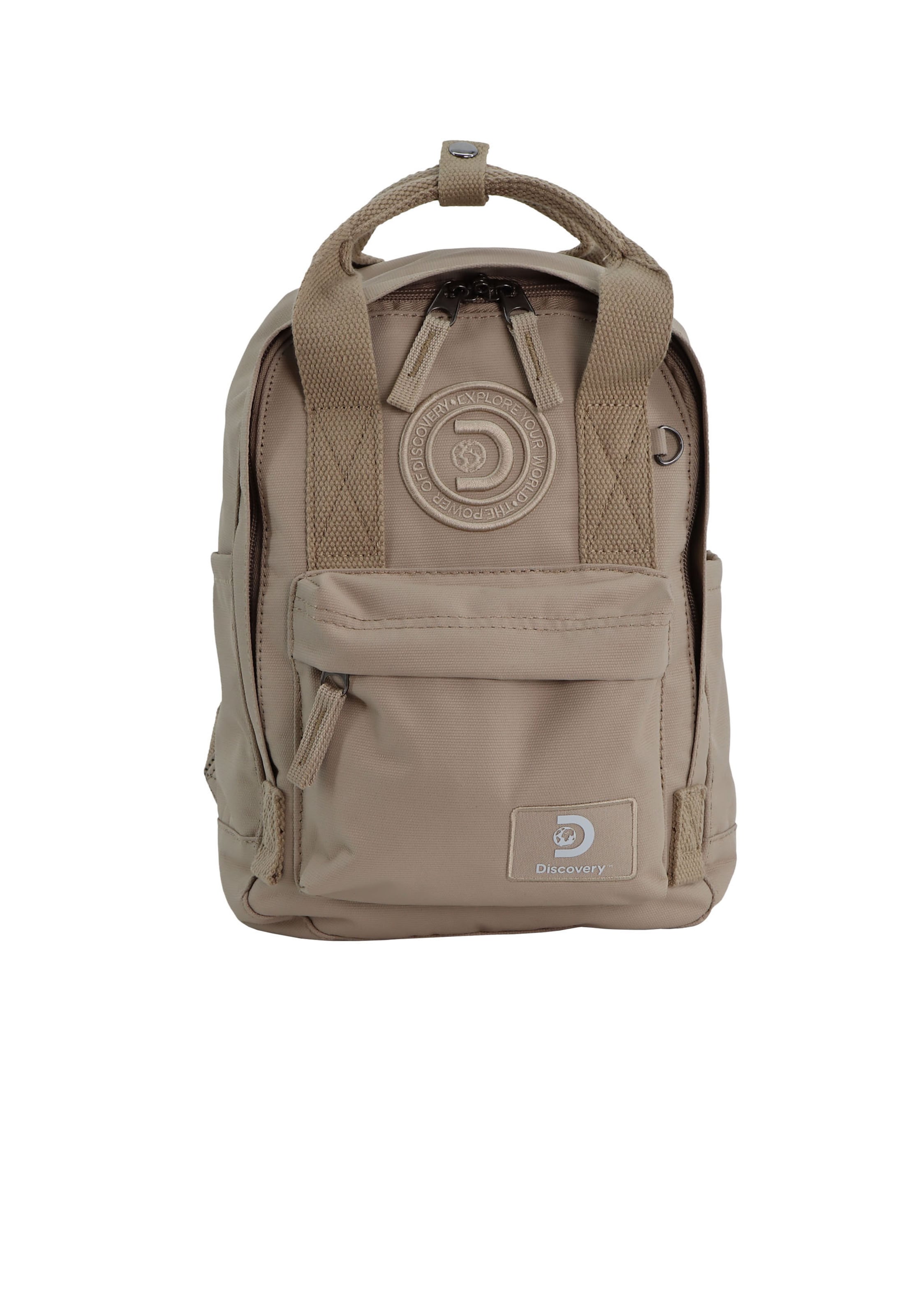 Discovery Rucksack 'Cave' in Beige: Vorderseite