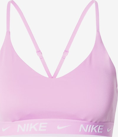 Sportinė liemenėlė 'INDY' iš NIKE, spalva – slyvų spalva / balta, Prekių apžvalga