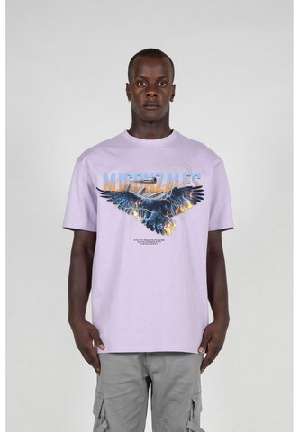 T-Shirt 'EAGLE V.2' MJ Gonzales en violet : devant