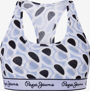 Pepe Jeans Bustier Pepe Jeans Sport-Bustier in Blau: predná strana