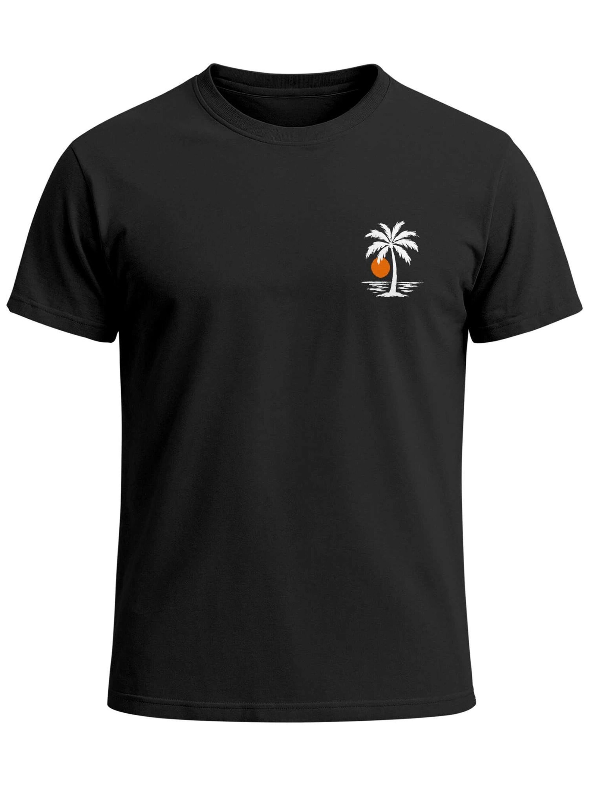 Neverless Shirt 'Beach Logo' in Black: front