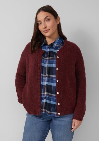 Cardigan s.Oliver en rouge : devant