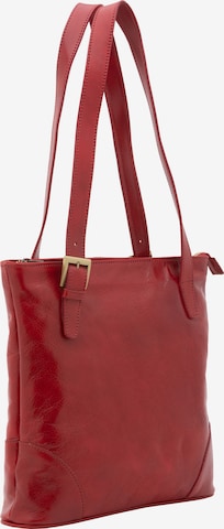 Borsa a spalla di Viola Castellani in rosso: frontale