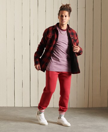 Superdry Shirt 'Ringer' in Red