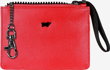 Porte-monnaies 'Capri Mini' Braun Büffel en rouge