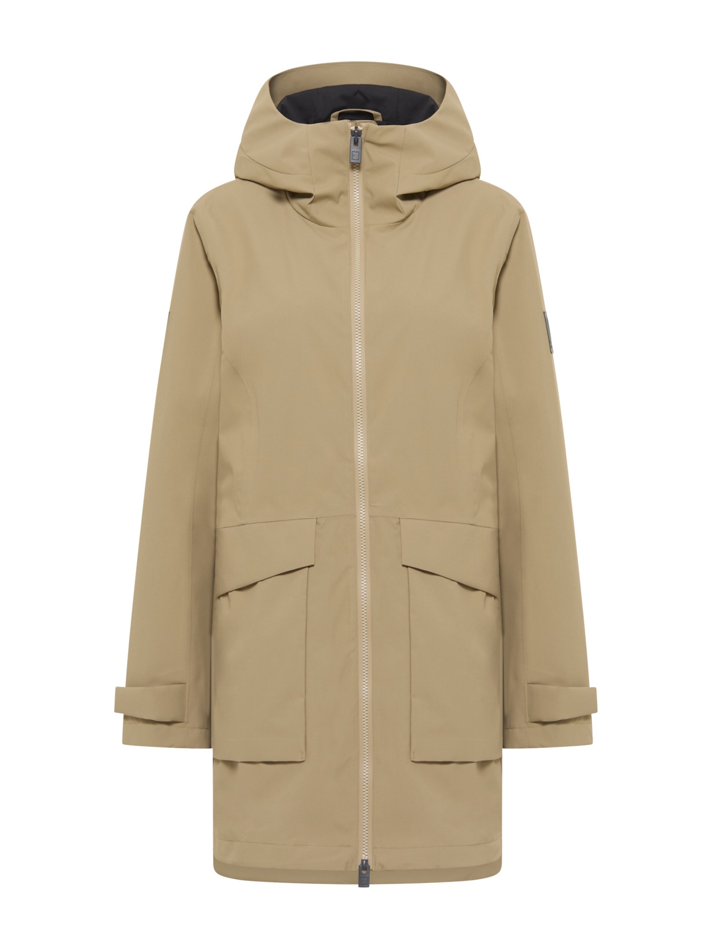 Elbsand Funktionsjacke 'Juoni' in Braun: Vorderseite