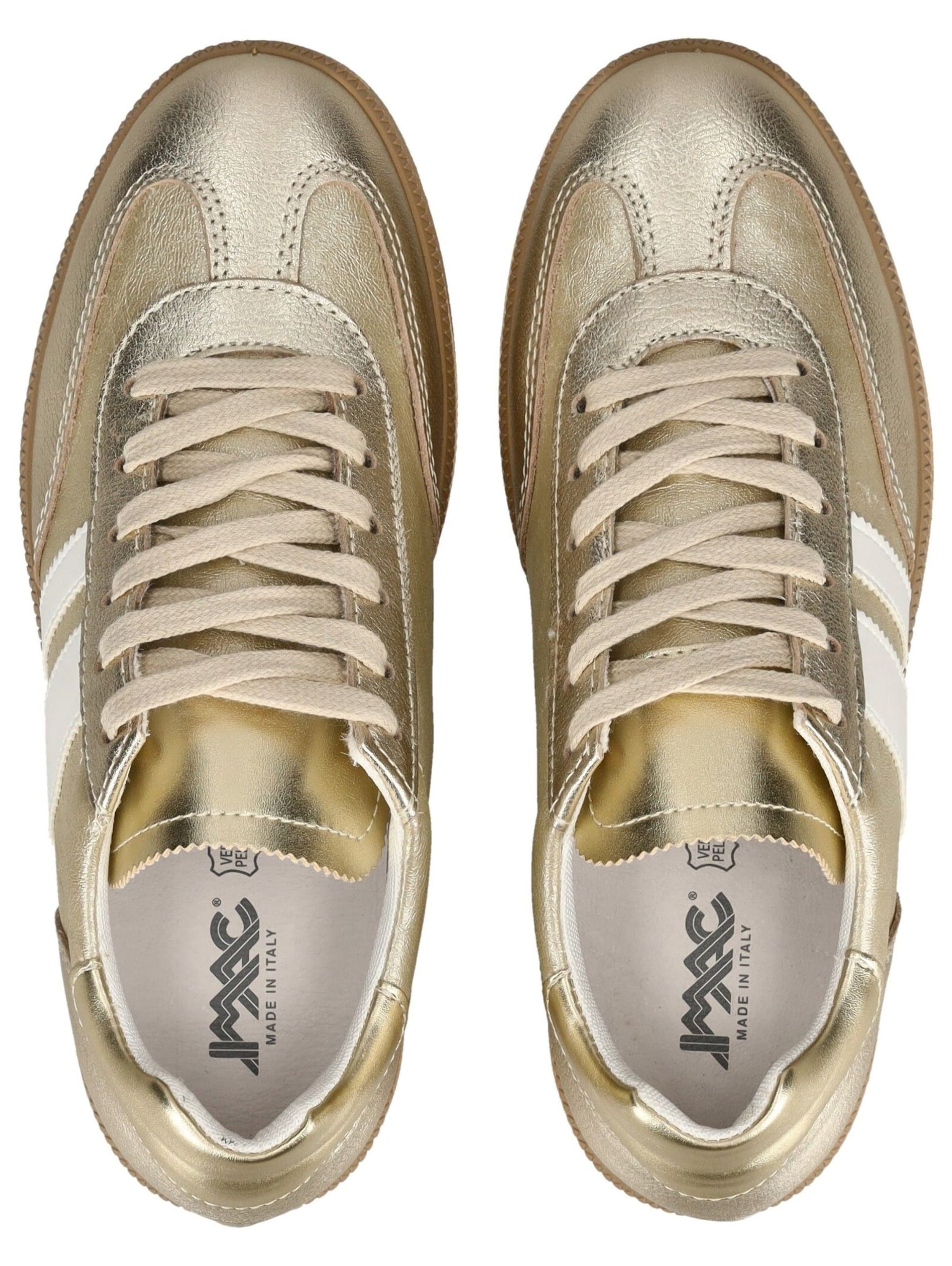Baskets basses IMAC en or