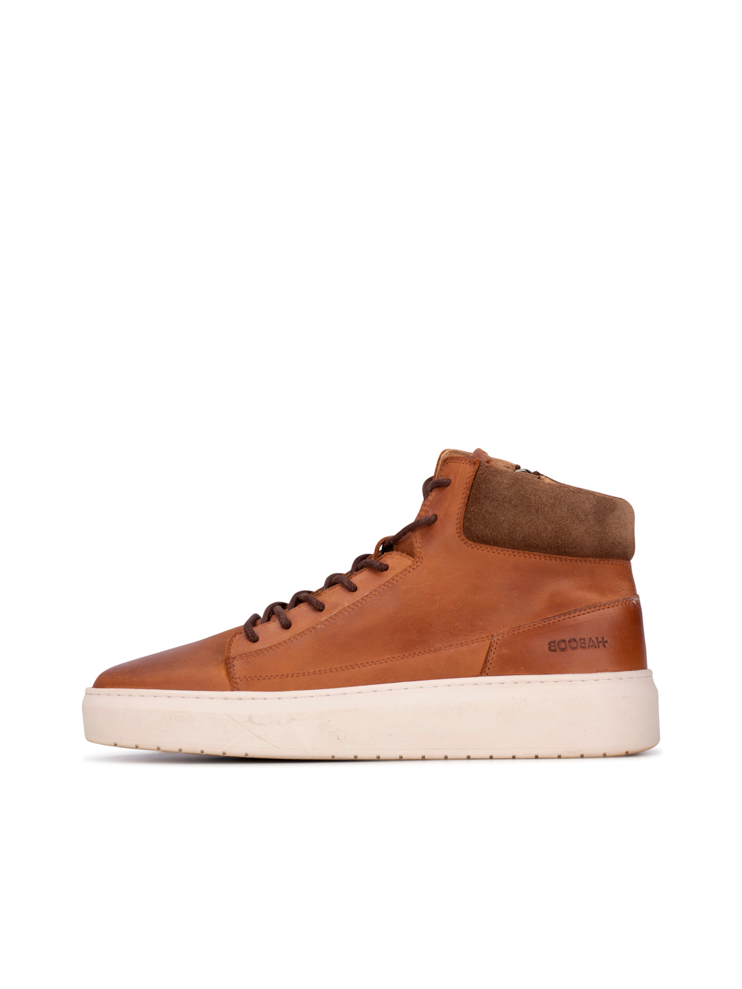 Haboob Sneakers hoog 'Gabriel' in Bruin: voorkant