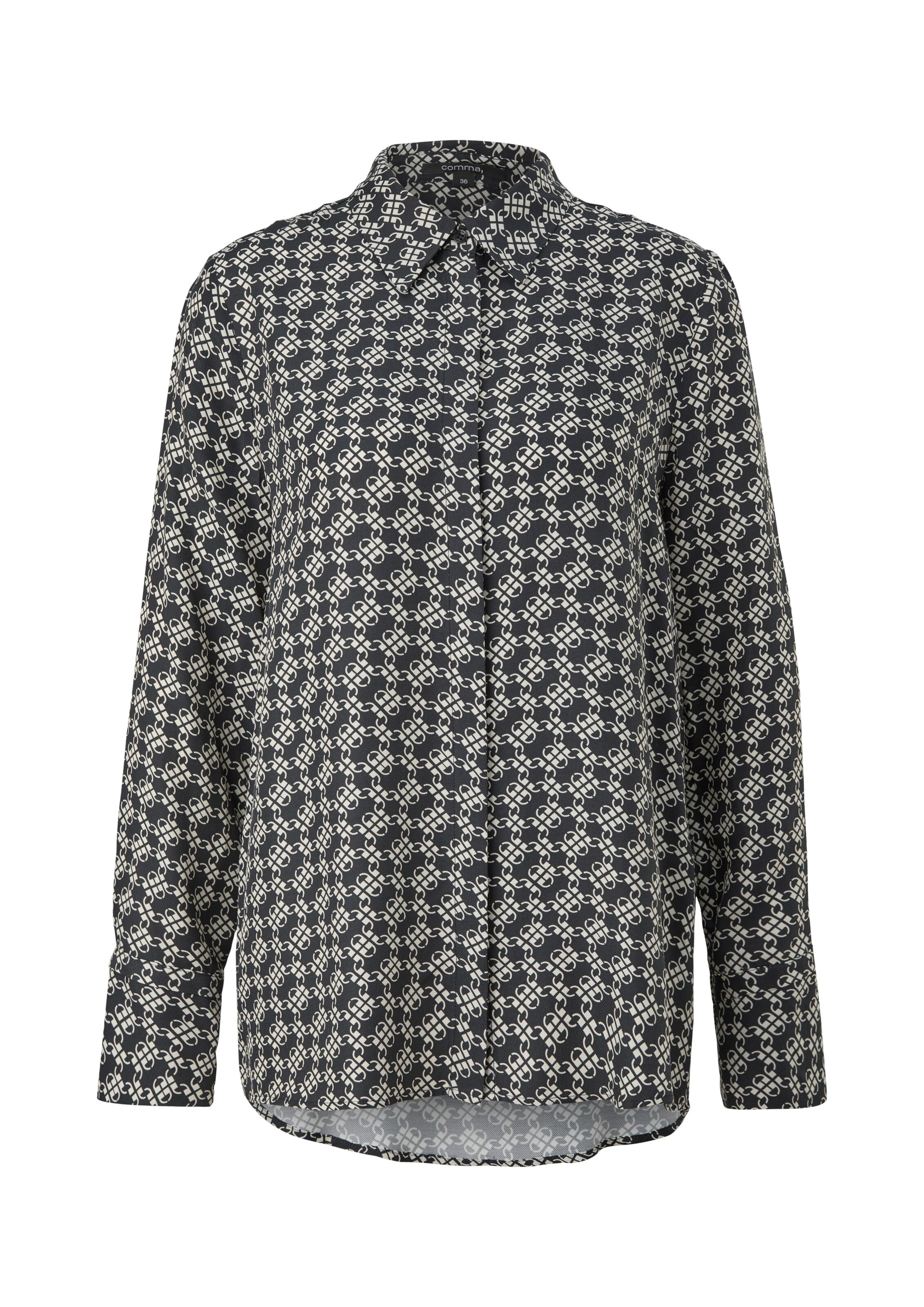 COMMA Bluse in Schwarz: Vorderseite