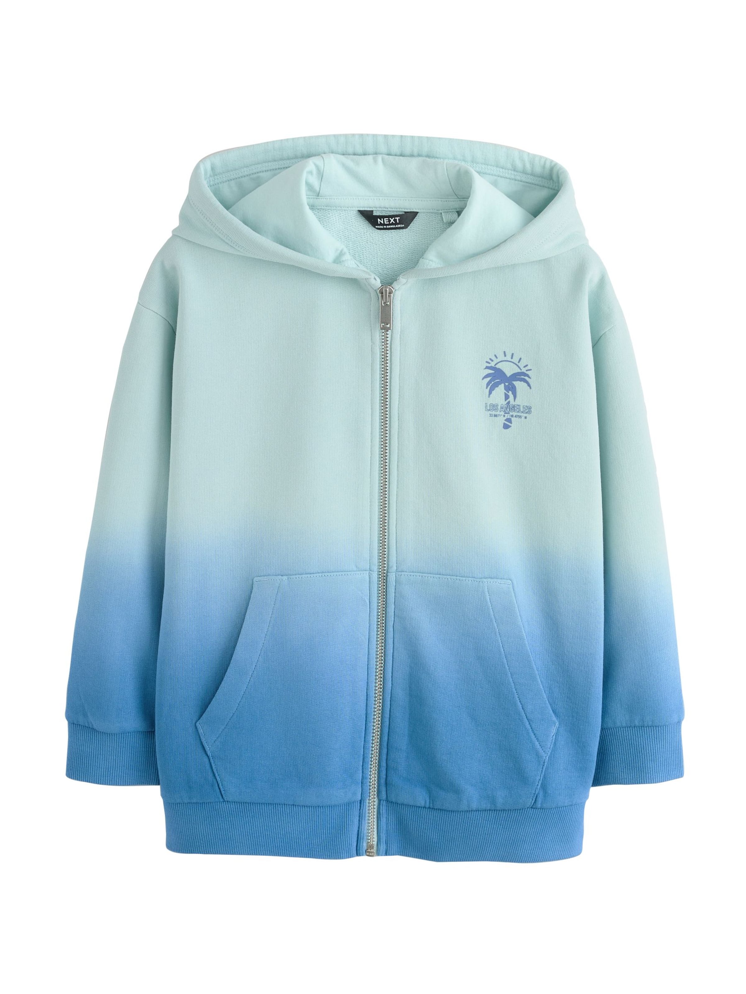 Next Bluza rozpinana w kolorze niebieski: przód