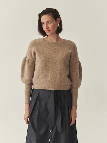 Pull-over TATUUM en beige : devant