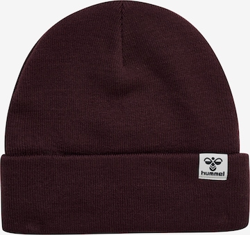 Hummel Sports beanie in Brown: front