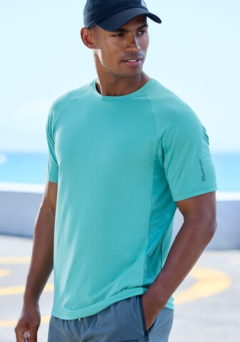 Authentic Le Jogger - Camiseta funcional en azul: frente