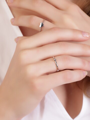 Lucardi Ring in Silver