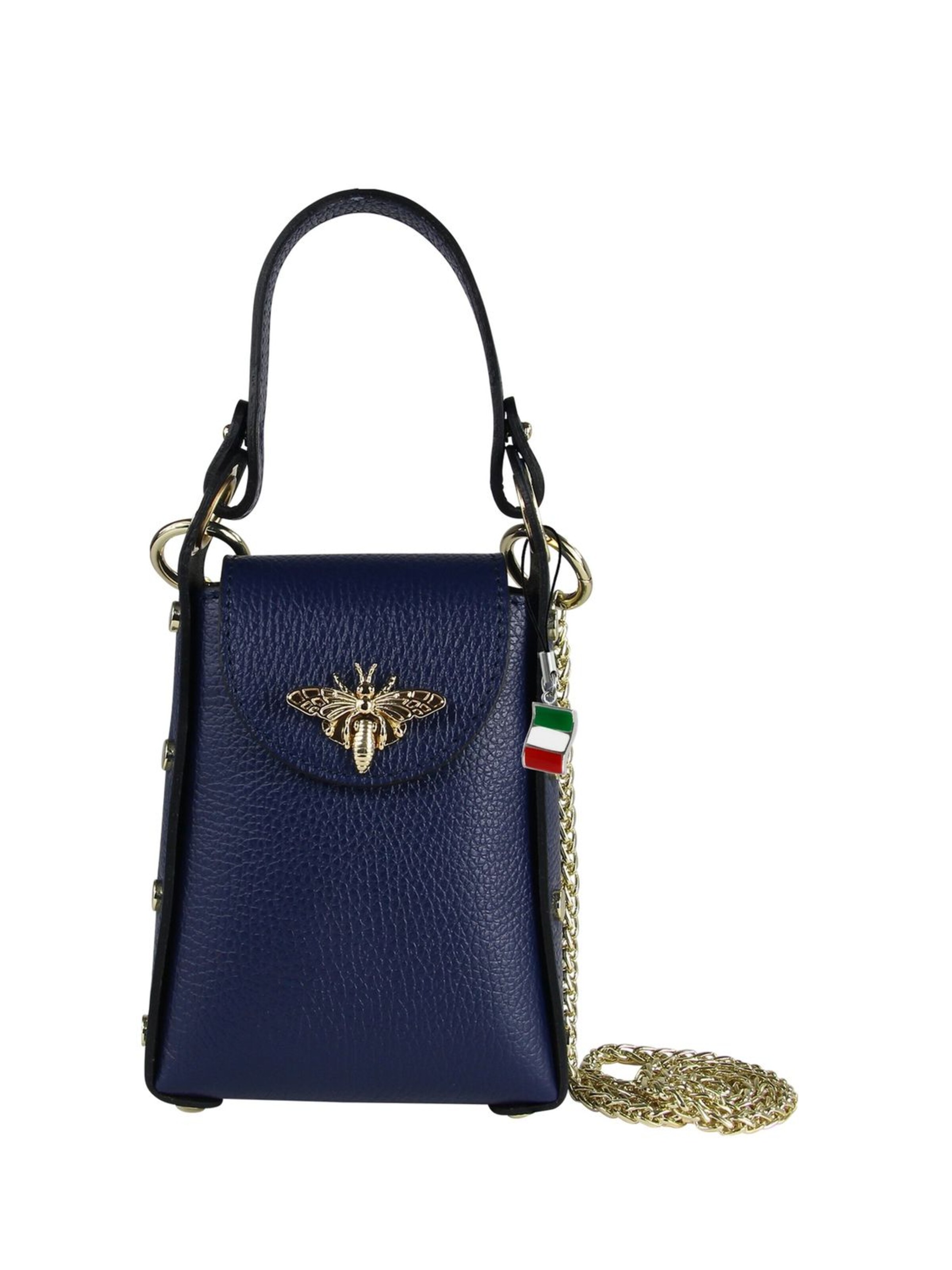 Florence Handtas in Blauw: voorkant