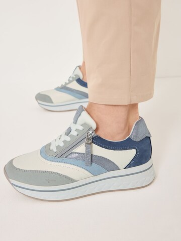 Baskets basses Tamaris en bleu