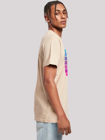 F4NT4STIC Shirt 'Alien Kopf' in Beige