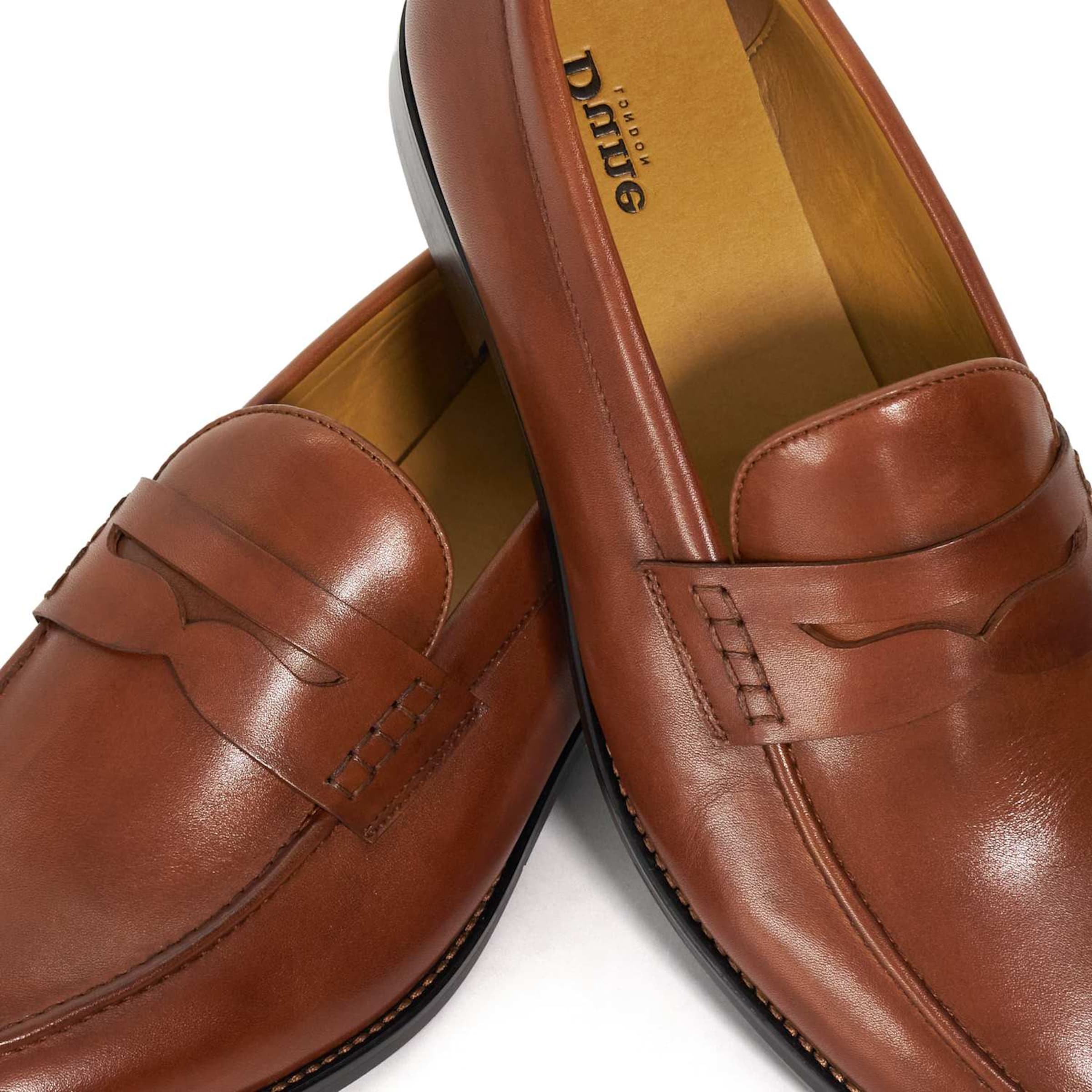 Dune LONDON Instappers 'Skylers' in Bruin