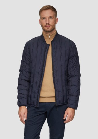 s.Oliver BLACK LABEL Tussenjas in Blauw: voorkant