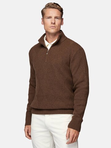 Boggi Milano Pullover in Braun: Vorderseite