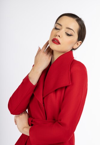 Manteau mi-saison faina en rouge