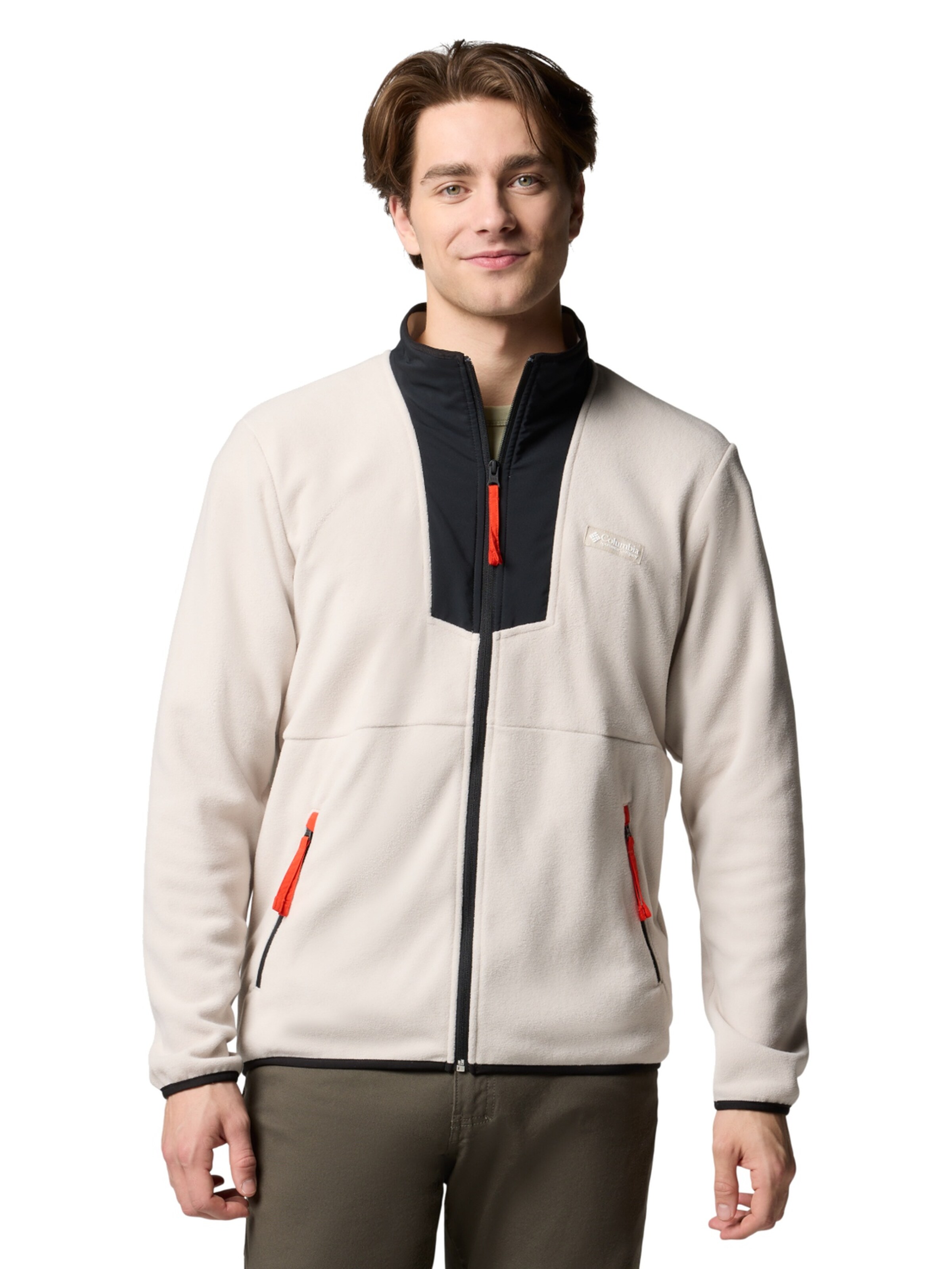 COLUMBIA Fleece Jacket 'Columbia Sequoia Grove Full Zip Fleece' in L in Beige, Item view