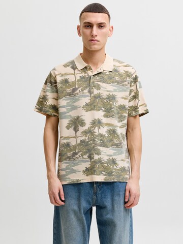 T-Shirt 'JPRBLUHAWAII' Jack & Jones Premium en gris : devant