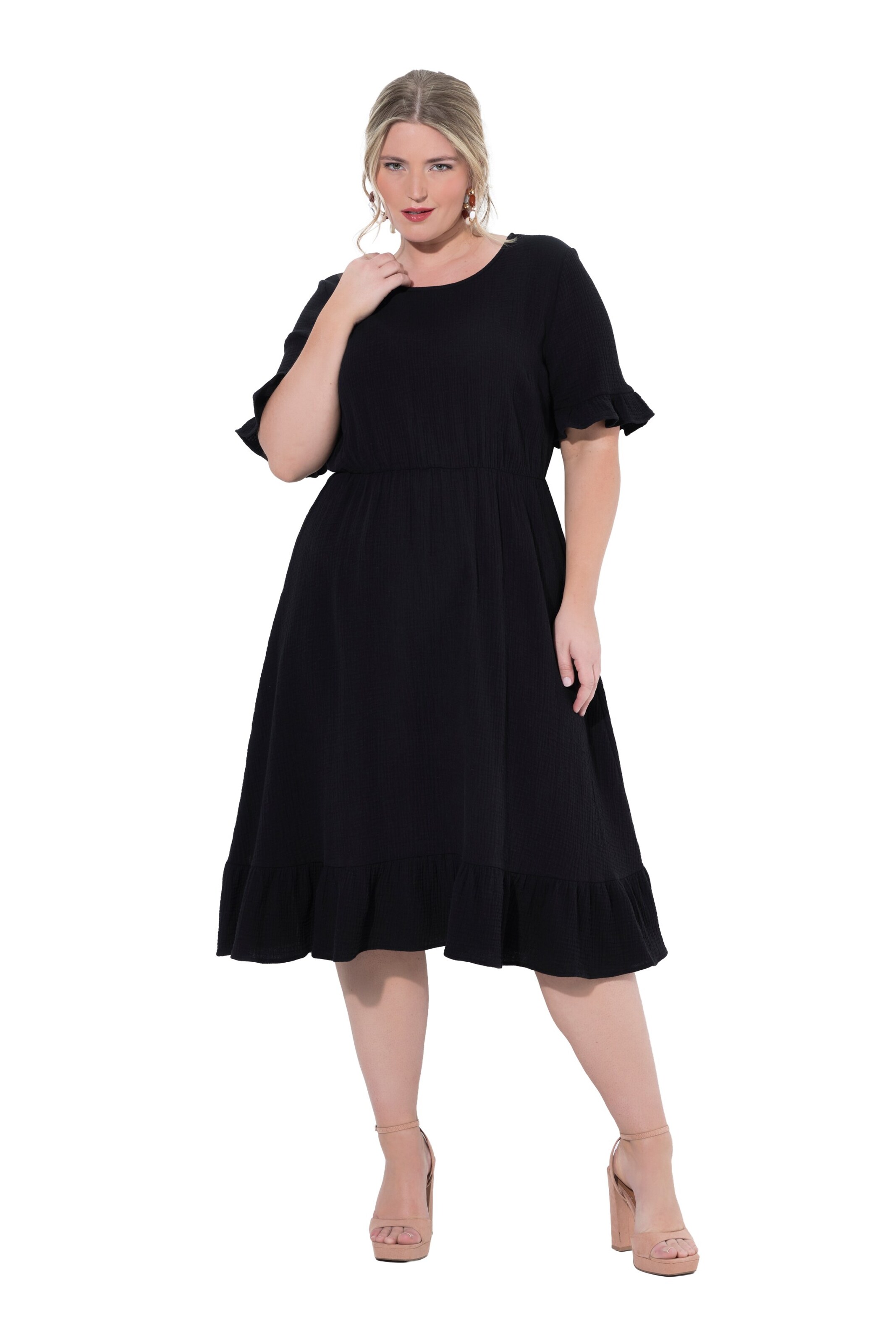 MIAMODA Kleid in Schwarz: Vorderseite