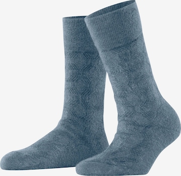 ESPRIT Socken 'Cable Knit' in Lila: Vorderseite