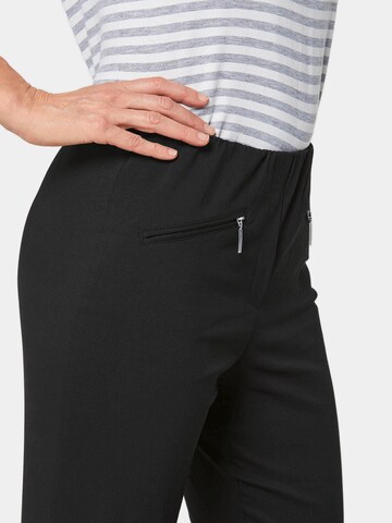 Coupe slim Pantalon Goldner en noir