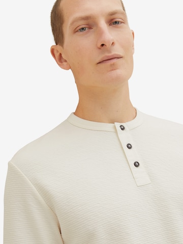 TOM TAILOR Shirt in Weiß