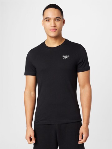 Reebok T-shirt i svart: framsida