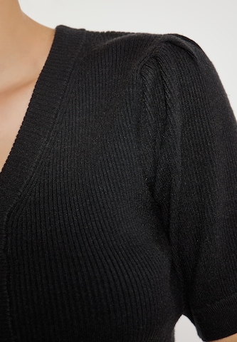 MYMO Knit Cardigan in Black