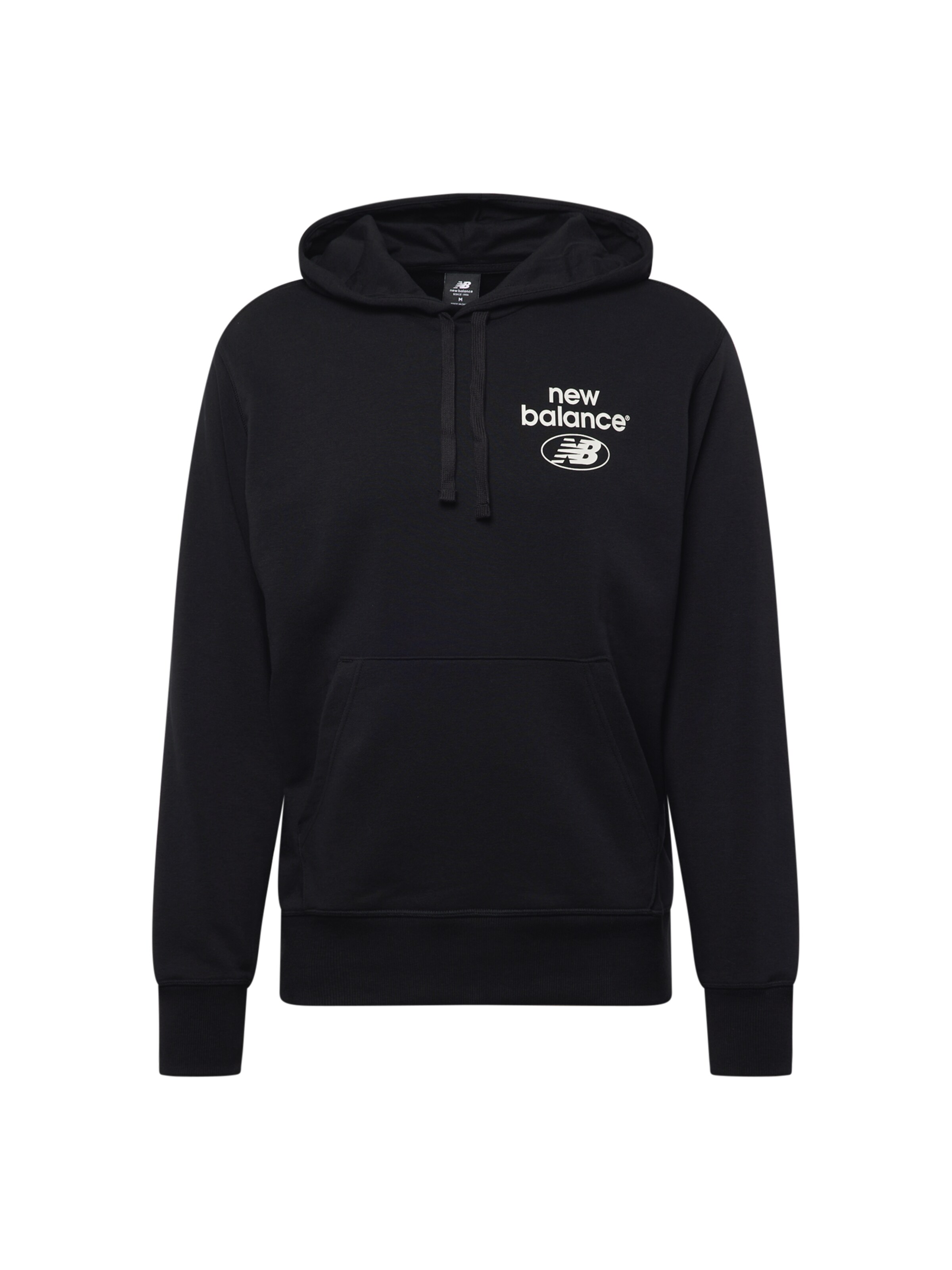 new balance Sweatshirt 'Essentials' in Schwarz: Vorderseite