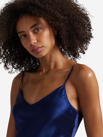 Polo Ralph Lauren Nachthemd ' Heritage Silk ' in Blauw