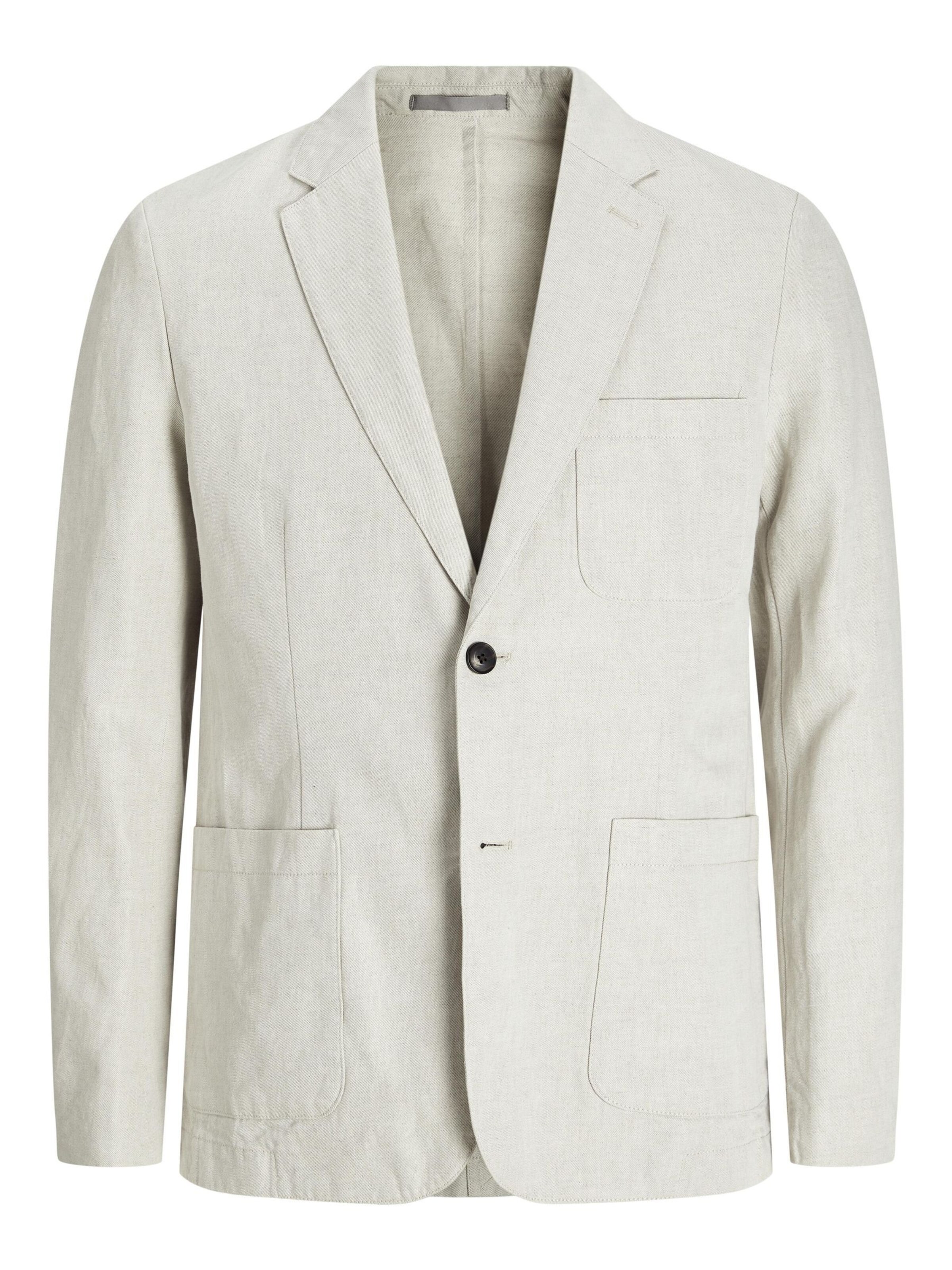 JACK & JONES - Ajuste estrecho Chaqueta saco 'JPRCCaron' en gris: frente