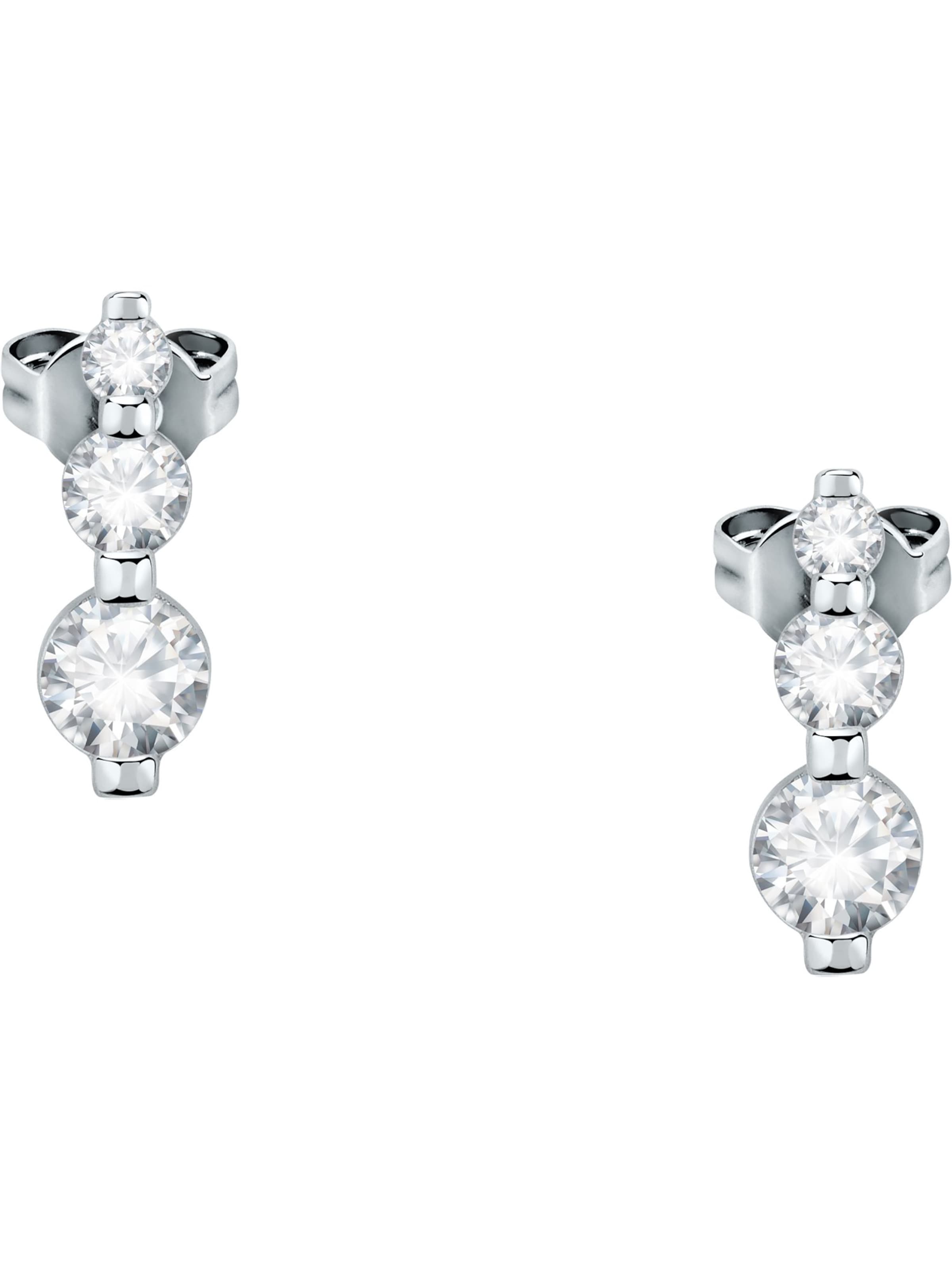 FAVS Earrings in Silver: front