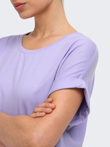 ONLY T-Shirt 'ONLMoster' in Lila