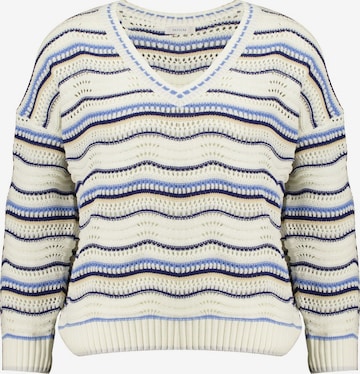 Pull-over 'Melvina' Deeluxe en blanc : devant