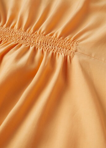 MANGO Košilové šaty 'Nikita' – oranžová