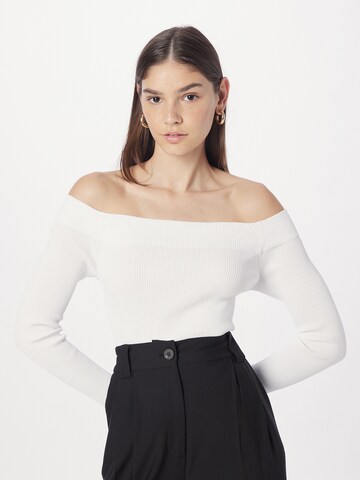 Sisley Sweater in White: front