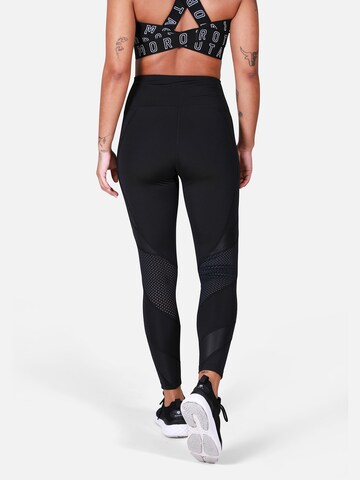 MOROTAI Skinny Sporthose 'CROPPED' in Schwarz