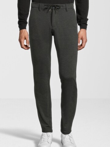 Regular Pantalon Steffen Klein en gris : devant