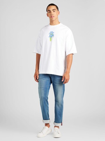 TOPMAN T-shirt i vit