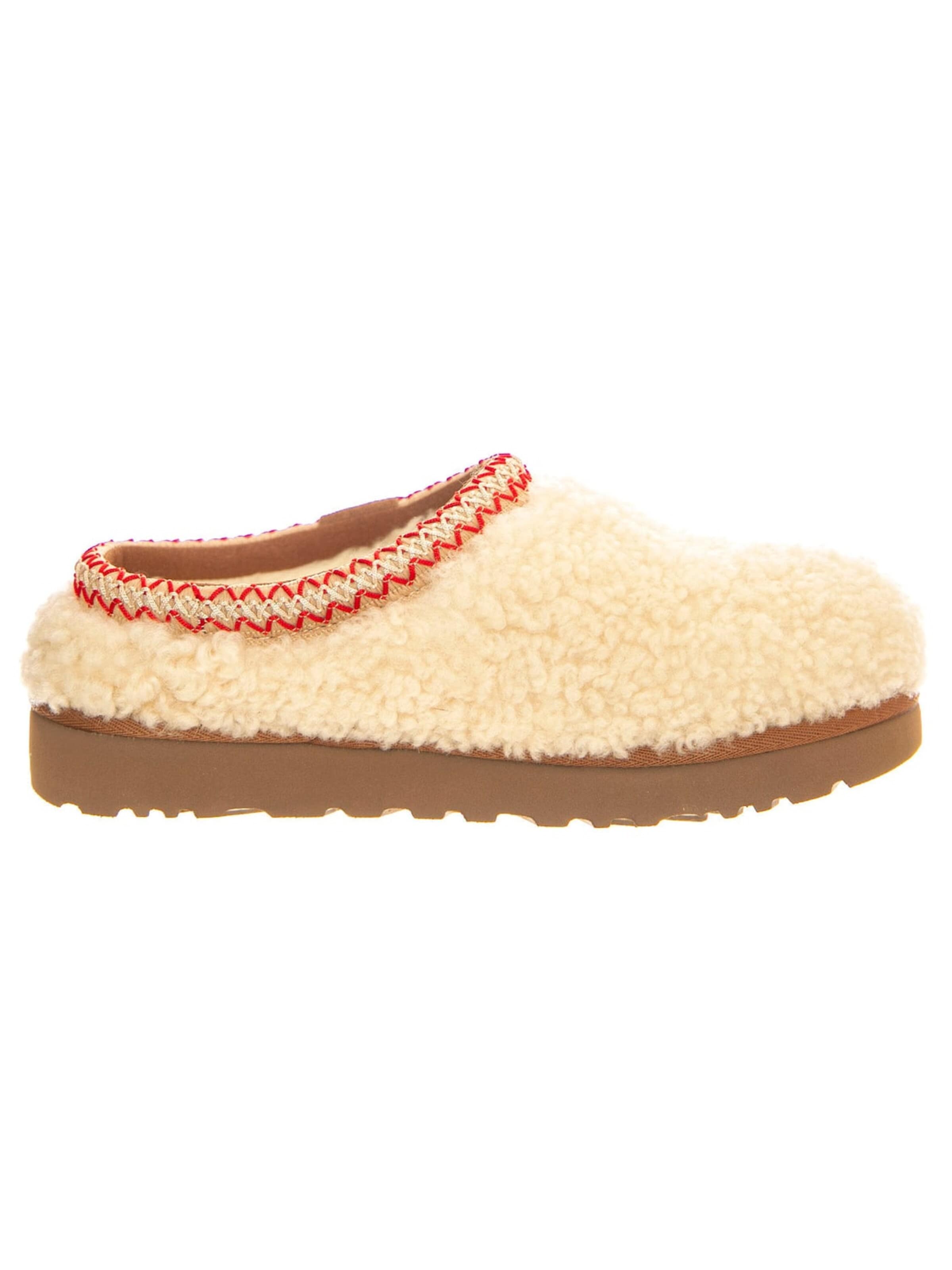 Mule 'W TASMAN MAXI CURLY NATURAL' UGG en blanc