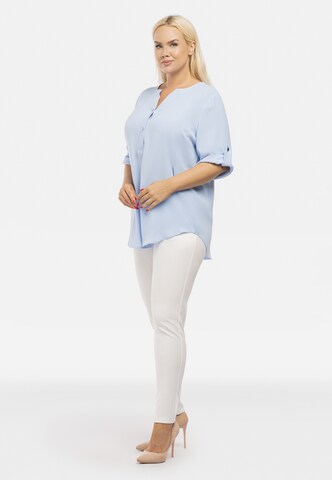 Karko Blouse 'DAFNE' in Blauw