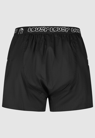 Lousy Livin Boxershorts 'Lou' in Schwarz