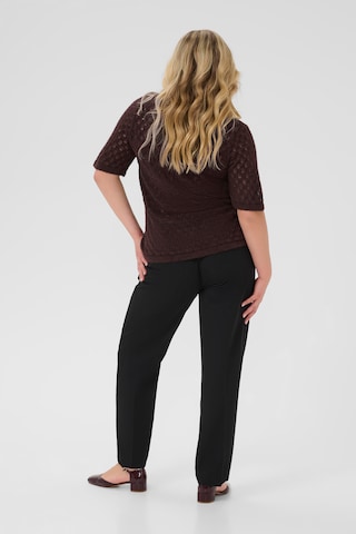 KAFFE CURVE Pullover 'Loura' i brun